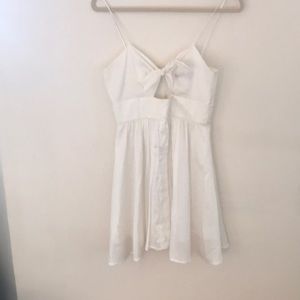 Jay Godfrey Strappy chest cut out button up dress